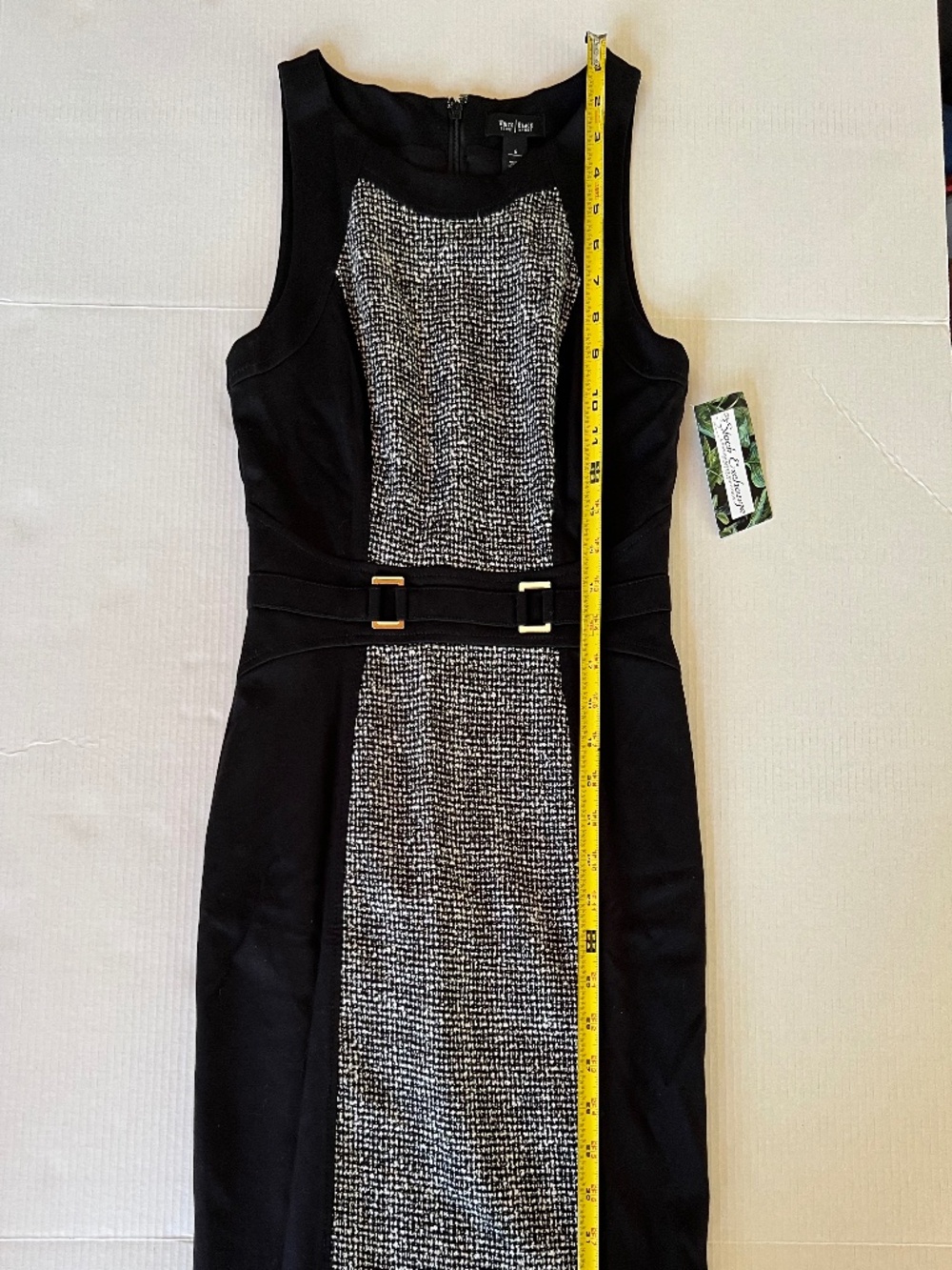 Like New White House Black Market Mid-Length Professional, Neutral Dress - Picture 2 of 11